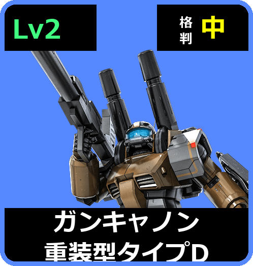ガンキャノン重装型タイプD Lv2 (C450/Ground)